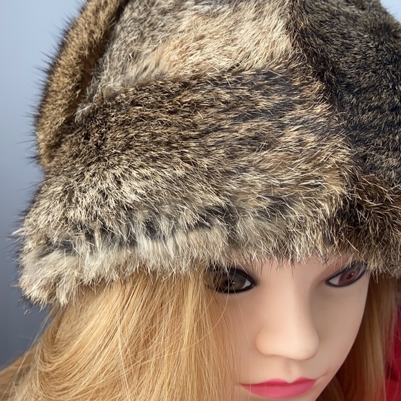 SOLD. Vintage North King J. H. Seifter & Sons Rabbit Fur Hat - Picture 3 of 11
